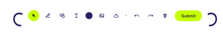 Viscue floating toolbar